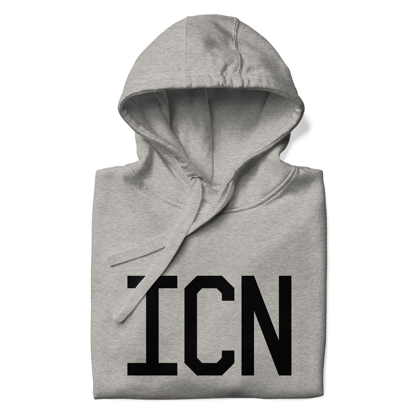 Premium Hoodie - Black Graphic • ICN Seoul • YHM Designs - Image 03