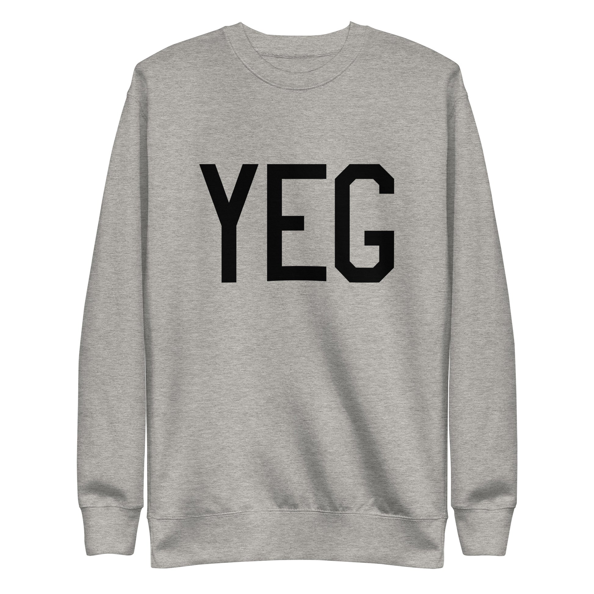 Aviation-Theme Premium Sweatshirt - Black • YEG Edmonton • YHM Designs - Image 06