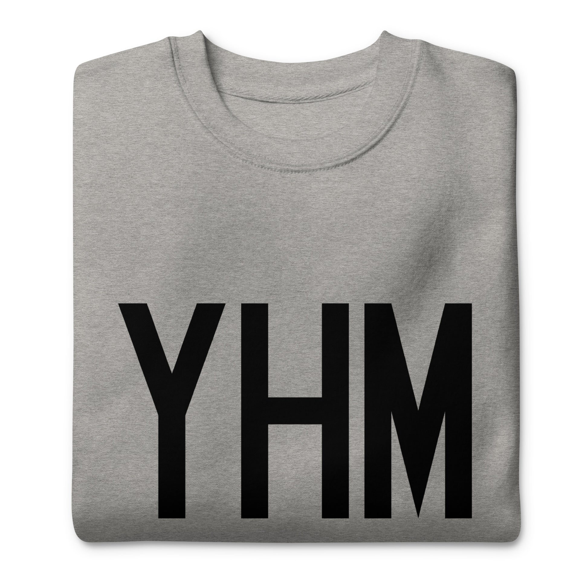 Aviation-Theme Premium Sweatshirt - Black • YHM Hamilton • YHM Designs - Image 04