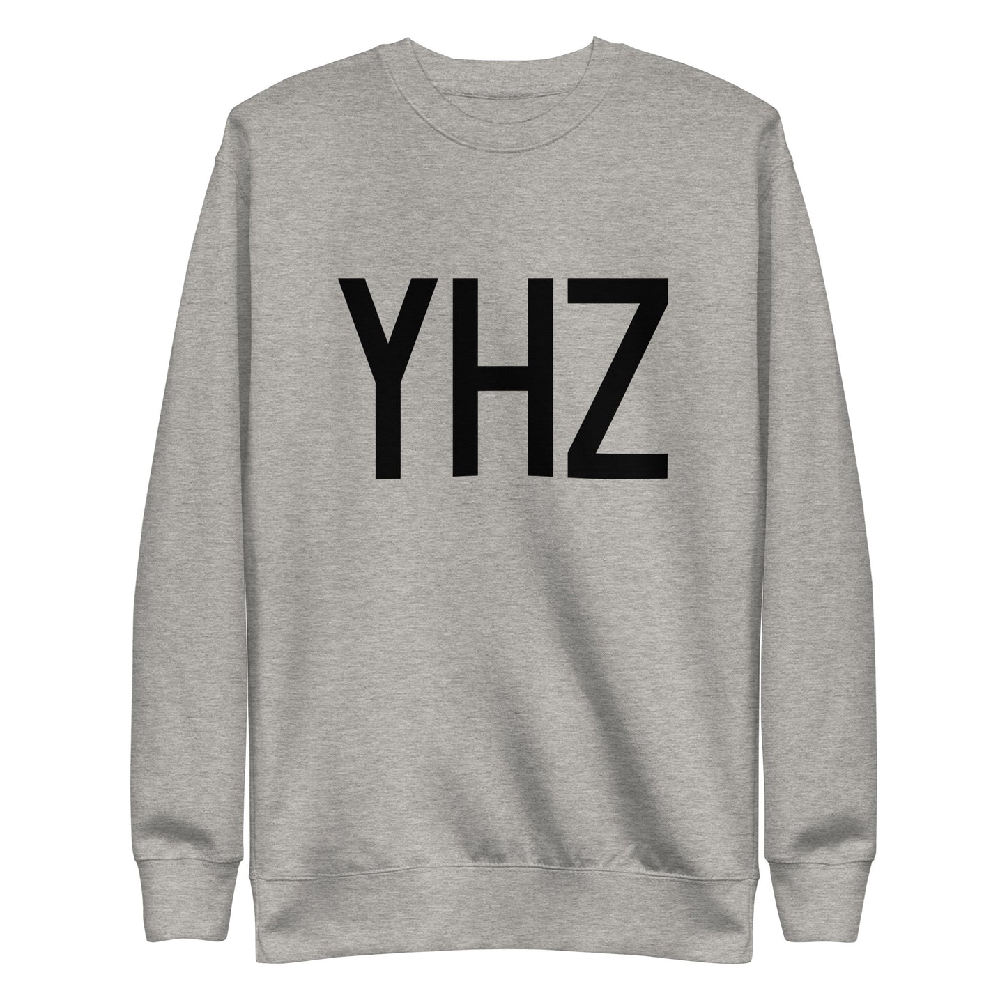 Airport Code Premium Sweatshirt • YHZ Halifax • YHM Designs - Image 06