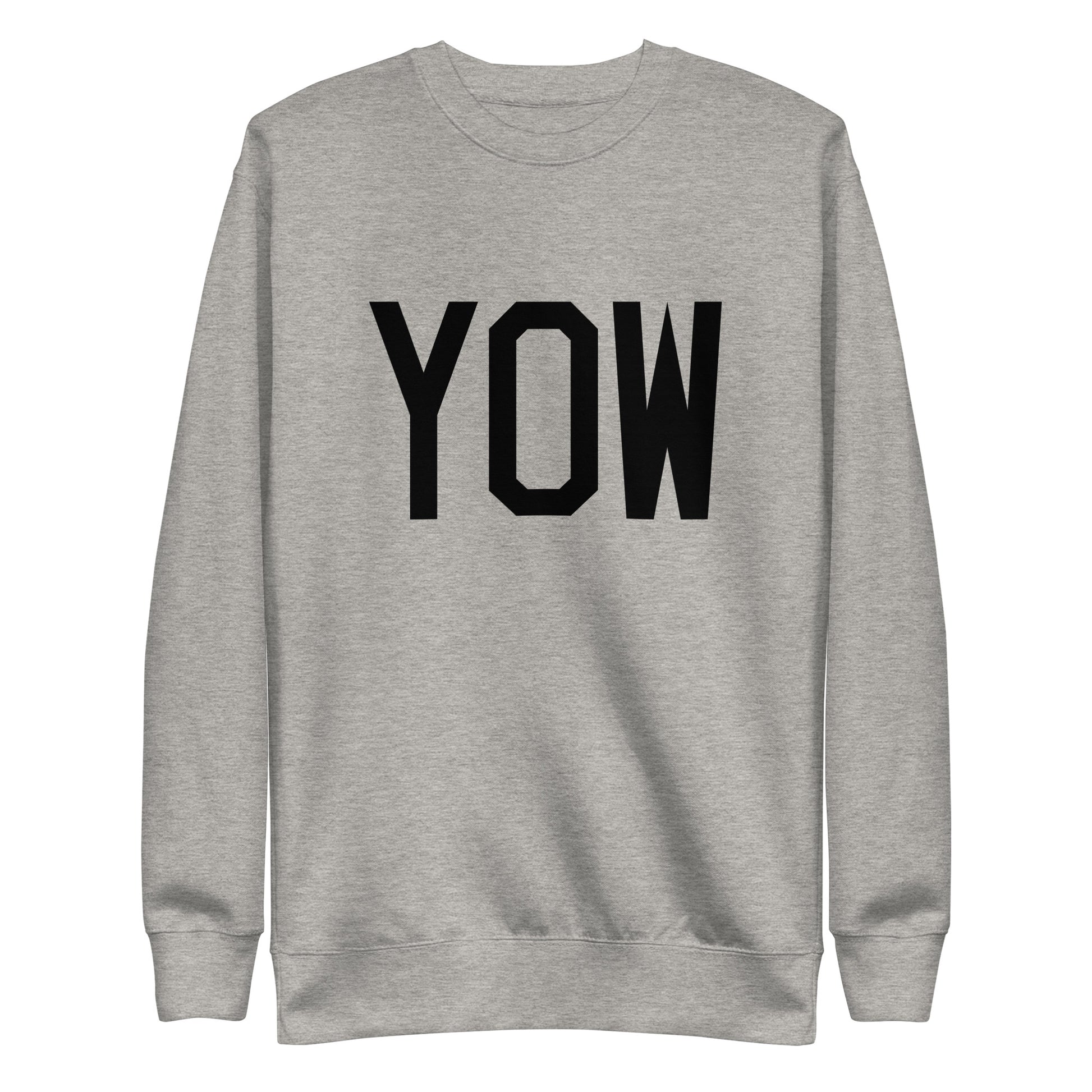 YOW Ottawa Premium Sweatshirt • Air Force Lettering in Black • YHM Designs - Image 06