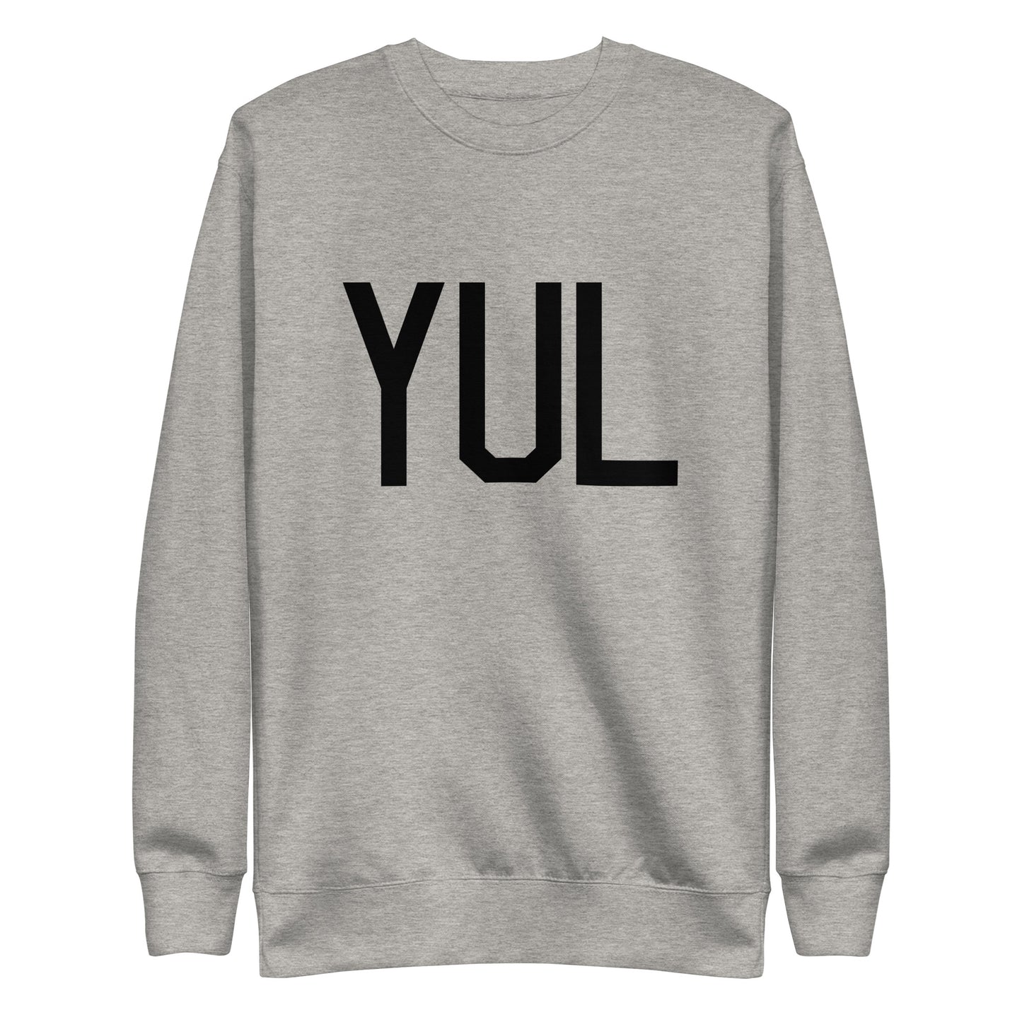 YUL Montreal Premium Sweatshirt • Air Force Lettering in Black • YHM Designs - Image 06