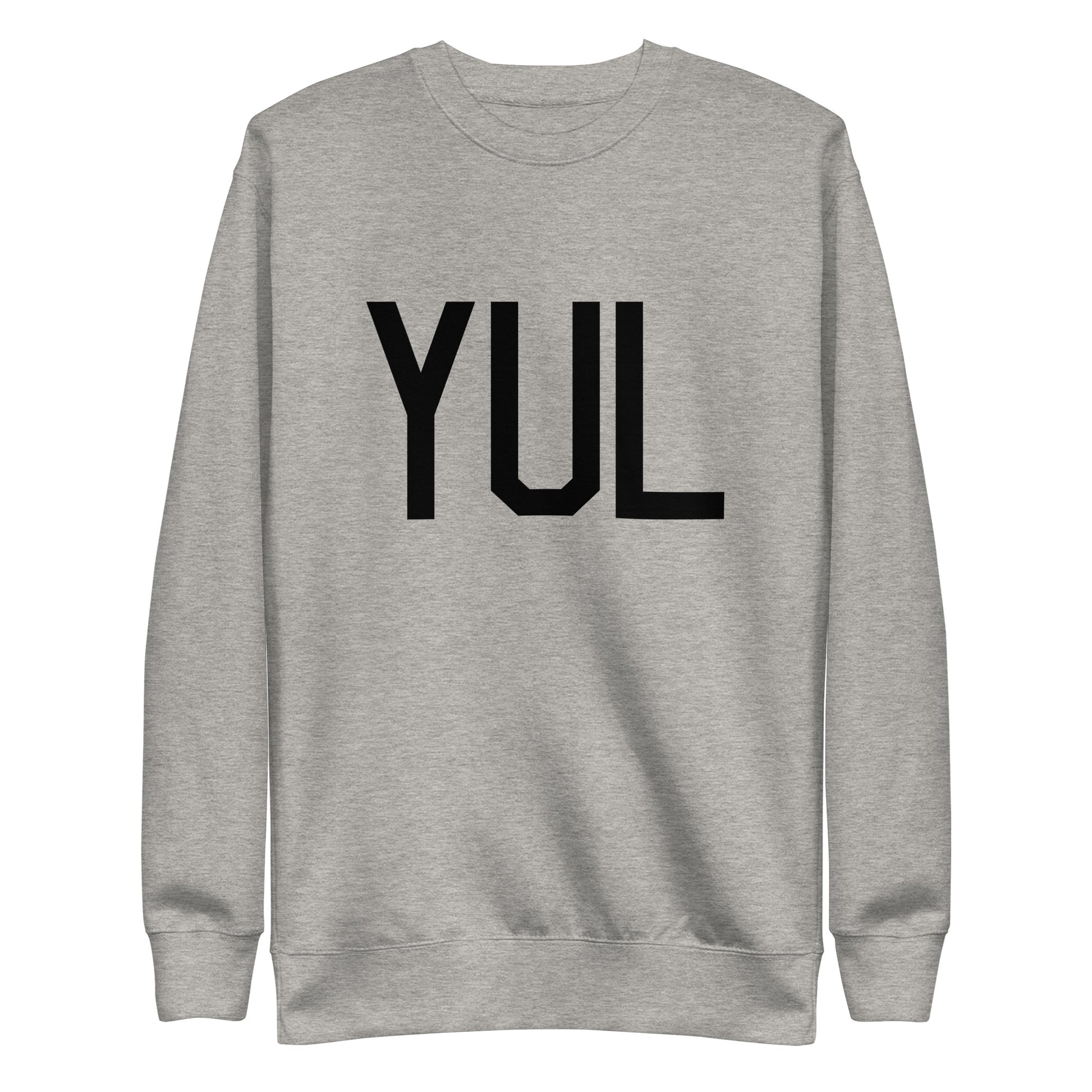 YUL Montreal Premium Sweatshirt • Air Force Lettering in Black • YHM Designs - Image 06