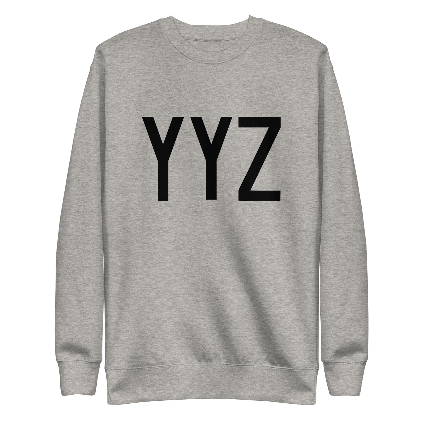 Airport Code Premium Sweatshirt • YYZ Toronto • YHM Designs - Image 06