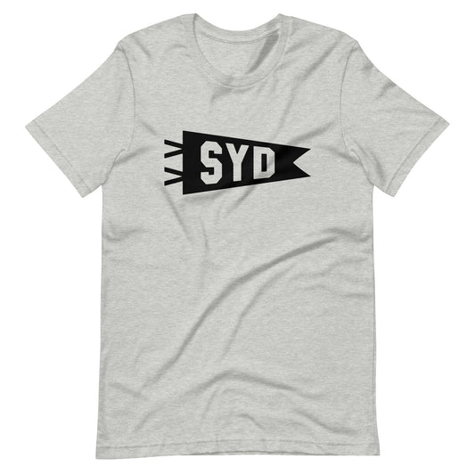 SYD Sydney Unisex T-Shirt • Banner Design in Black • YHM Designs - Image 01