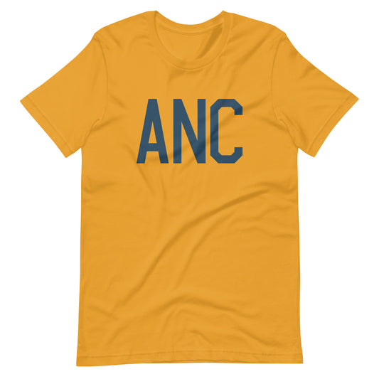 Aviation Lover Unisex T-Shirt - Blue Graphic • ANC Anchorage • YHM Designs - Image 02