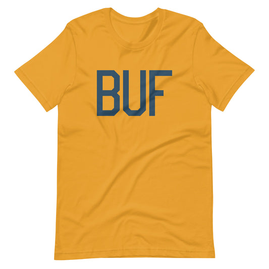 Aviation Lover Unisex T-Shirt - Blue Graphic • BUF Buffalo • YHM Designs - Image 02