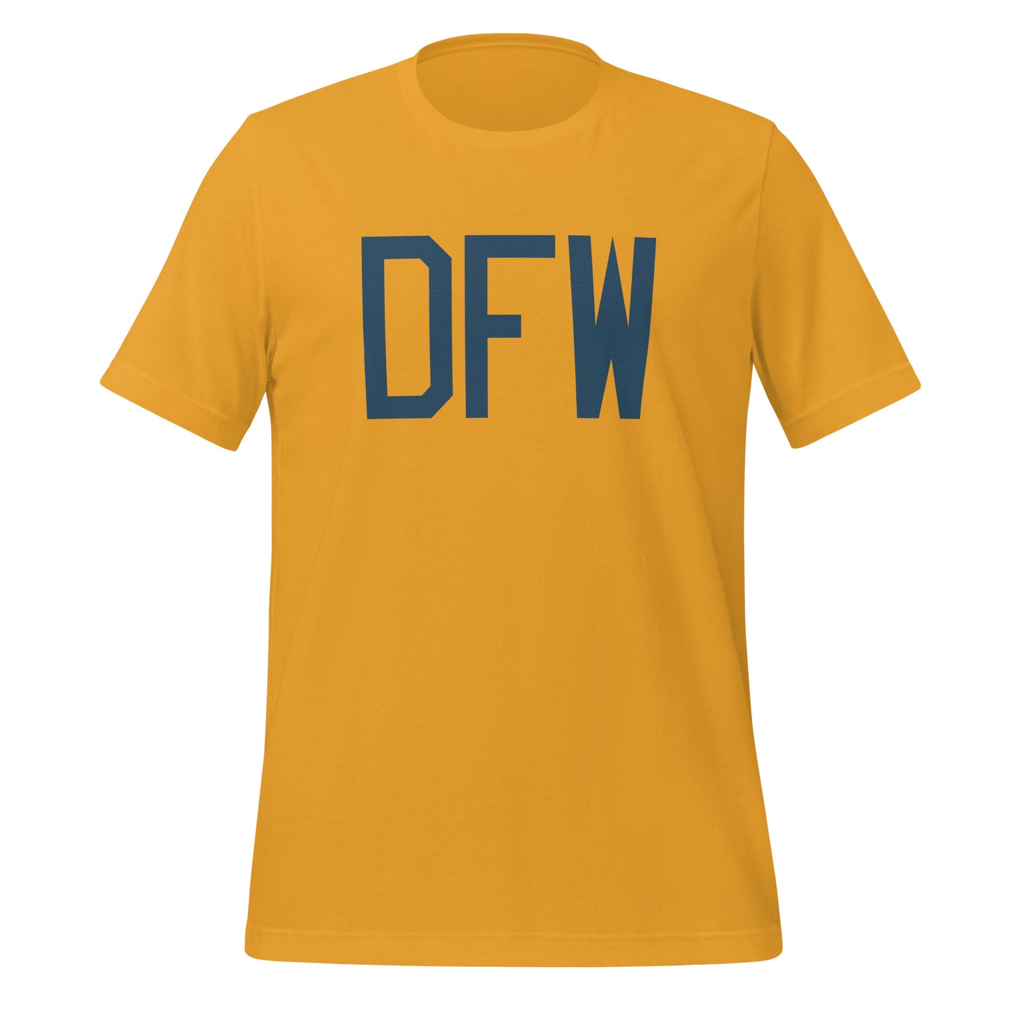Aviation Lover Unisex T-Shirt - Blue Graphic • DFW Dallas • YHM Designs - Image 06