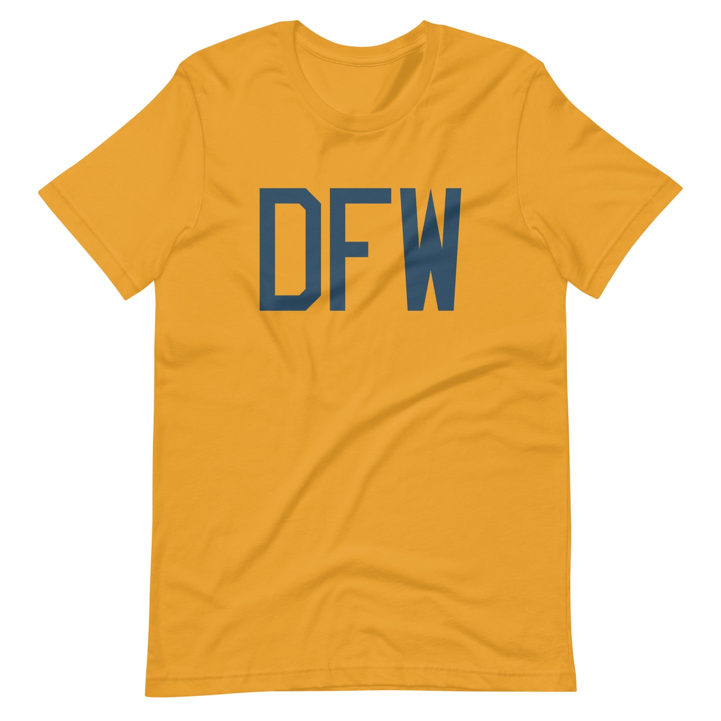 Aviation Lover Unisex T-Shirt - Blue Graphic • DFW Dallas • YHM Designs - Image 02