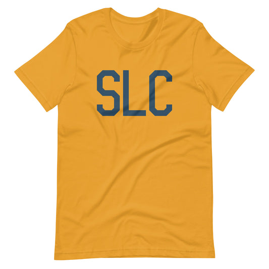 Aviation Lover Unisex T-Shirt - Blue Graphic • SLC Salt Lake City • YHM Designs - Image 02