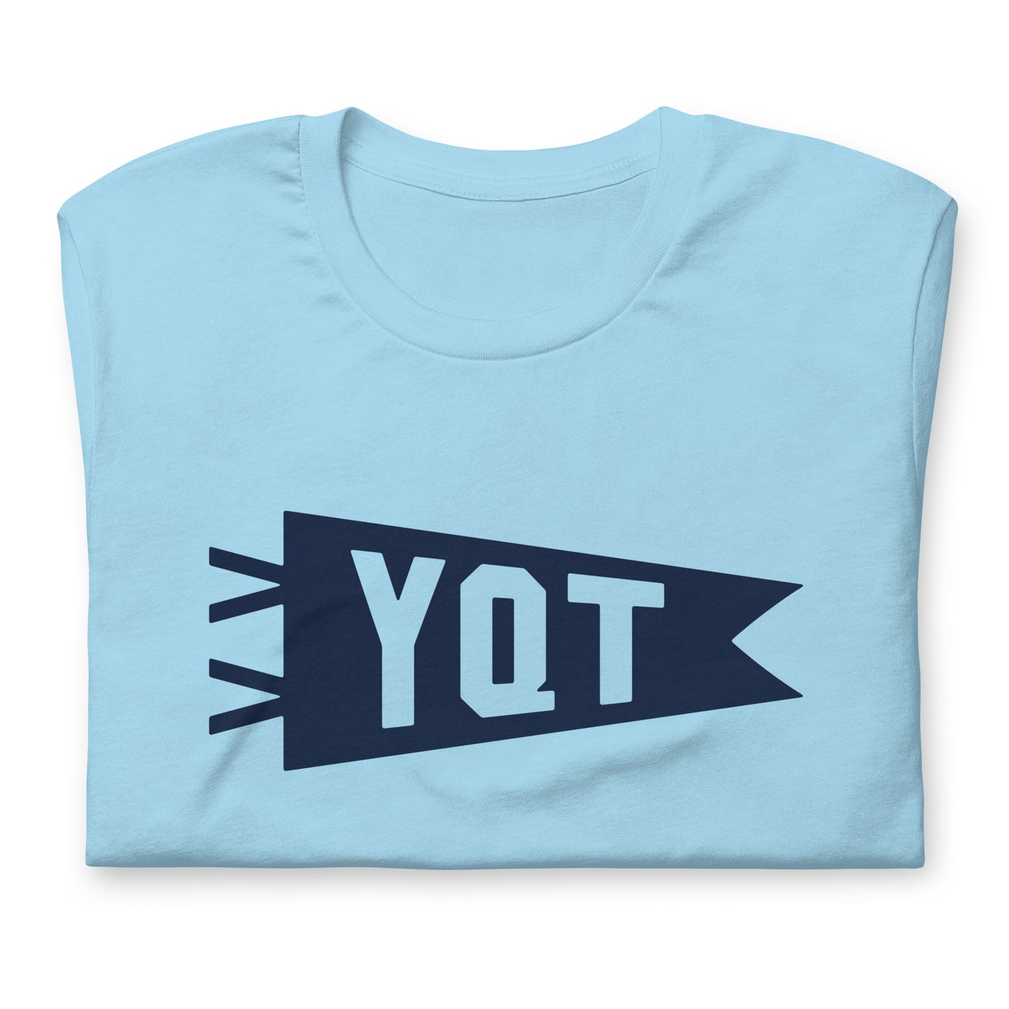 Airport Code T-Shirt - Navy Blue Graphic • YQT Thunder Bay • YHM Designs - Image 06