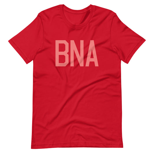 Aviation Enthusiast Unisex Tee - Pink Graphic • BNA Nashville • YHM Designs - Image 01