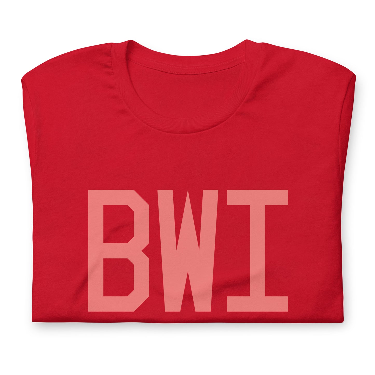 Aviation Enthusiast Unisex Tee - Pink Graphic • BWI Baltimore • YHM Designs - Image 05
