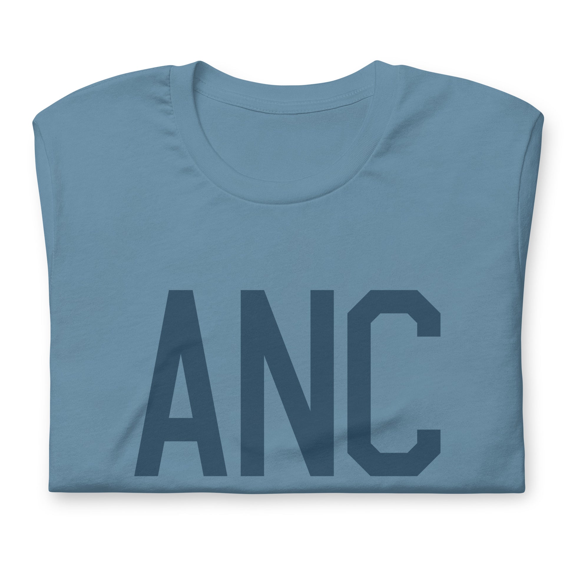 Aviation Lover Unisex T-Shirt - Blue Graphic • ANC Anchorage • YHM Designs - Image 05