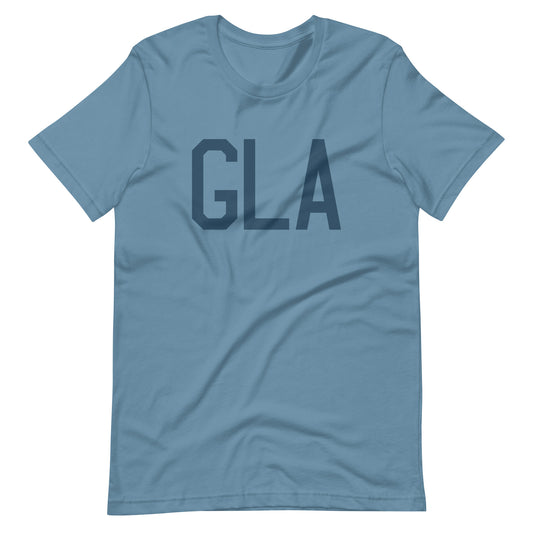 Aviation Lover Unisex T-Shirt - Blue Graphic • GLA Glasgow • YHM Designs - Image 01