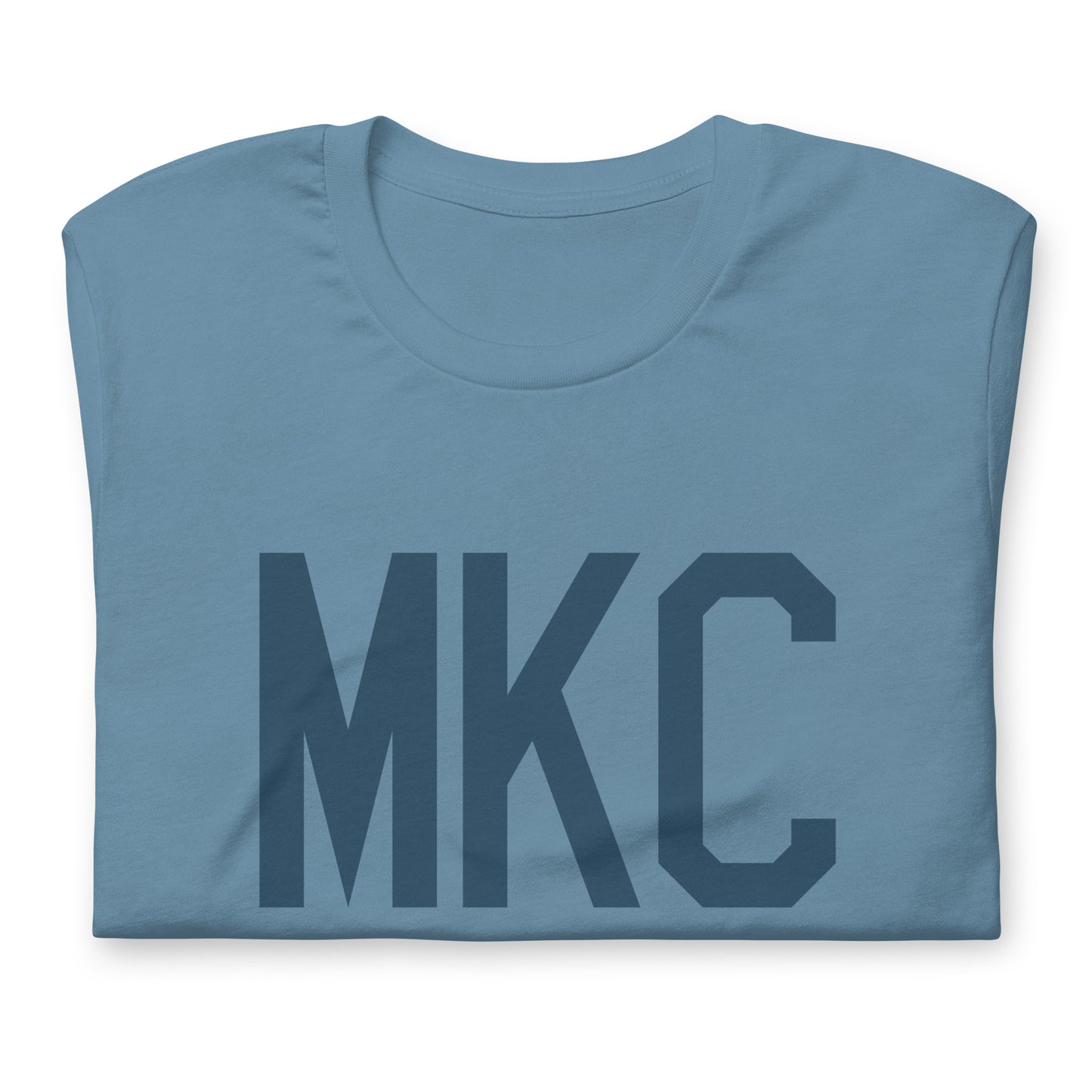 Aviation Lover Unisex T-Shirt - Blue Graphic • MKC Kansas City • YHM Designs - Image 05