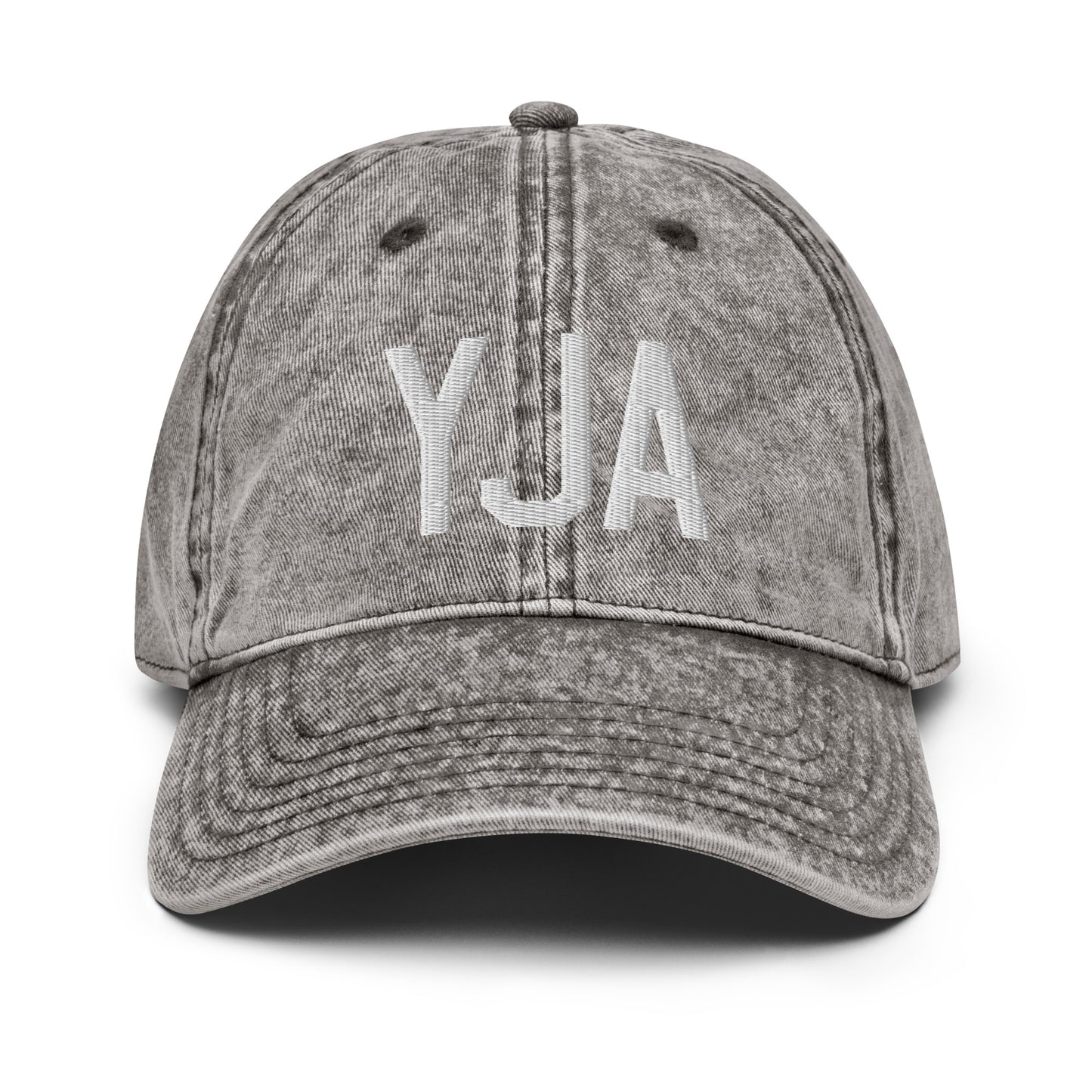 Airport Code Twill Cap - White • YJA Jasper • YHM Designs - Image 28