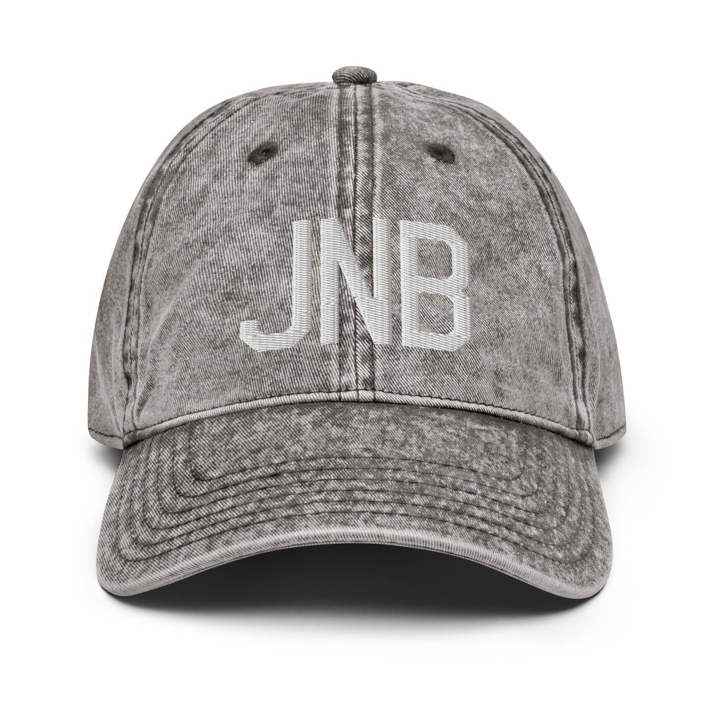 Airport Code Twill Cap - White • JNB Johannesburg • YHM Designs - Image 28