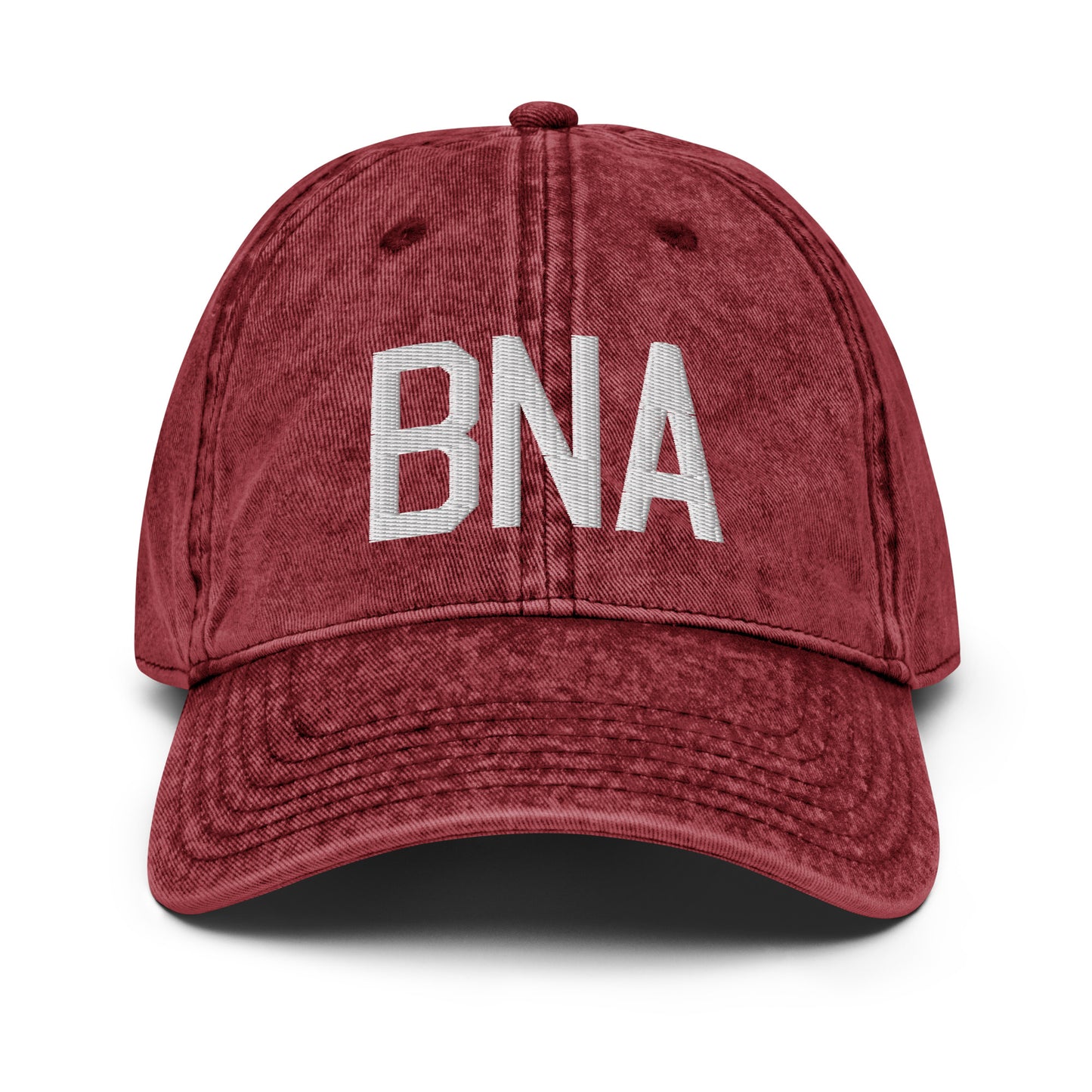 Airport Code Twill Cap - White • BNA Nashville • YHM Designs - Image 19