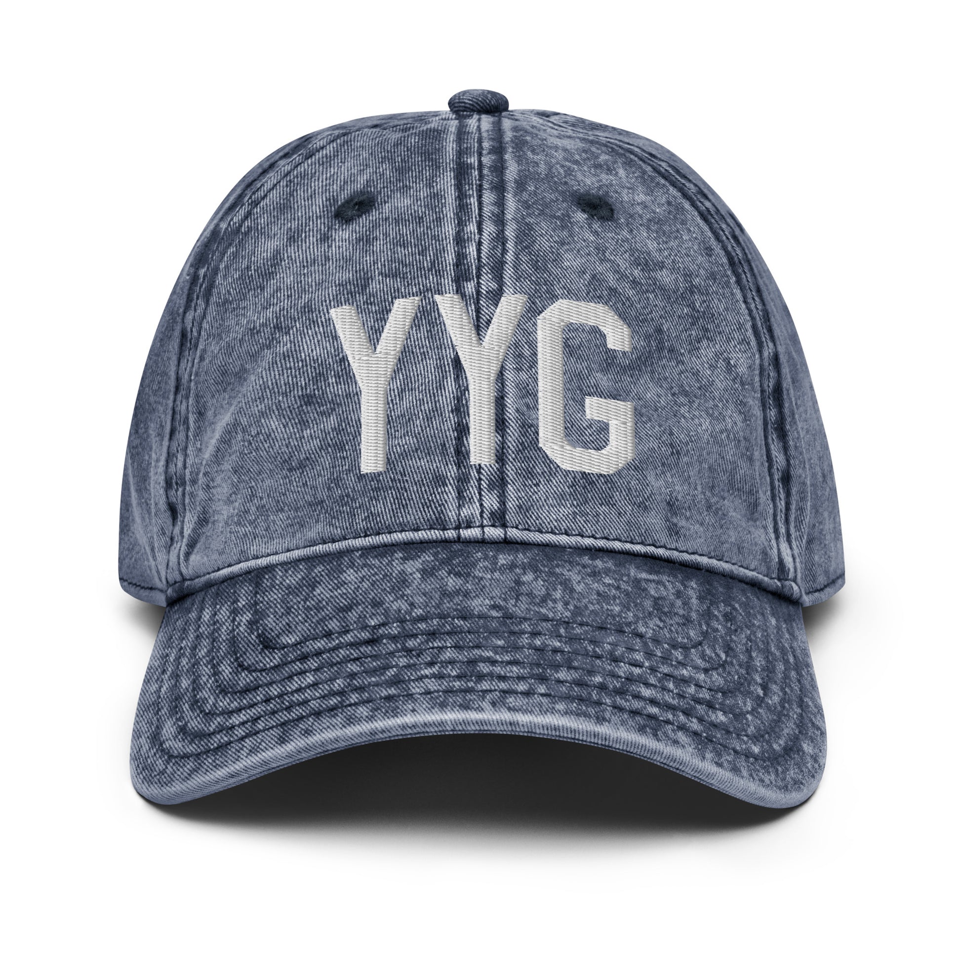 YYG Charlottetown Cotton Twill Cap • Air Force Lettering in White • YHM Designs - Image 15