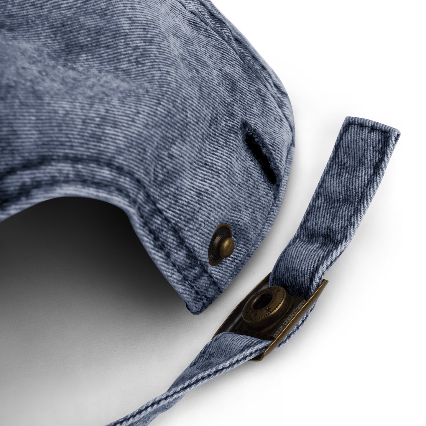 Crossed-X Cotton Twill Cap - White • DEN Denver • YHM Designs - Image 05