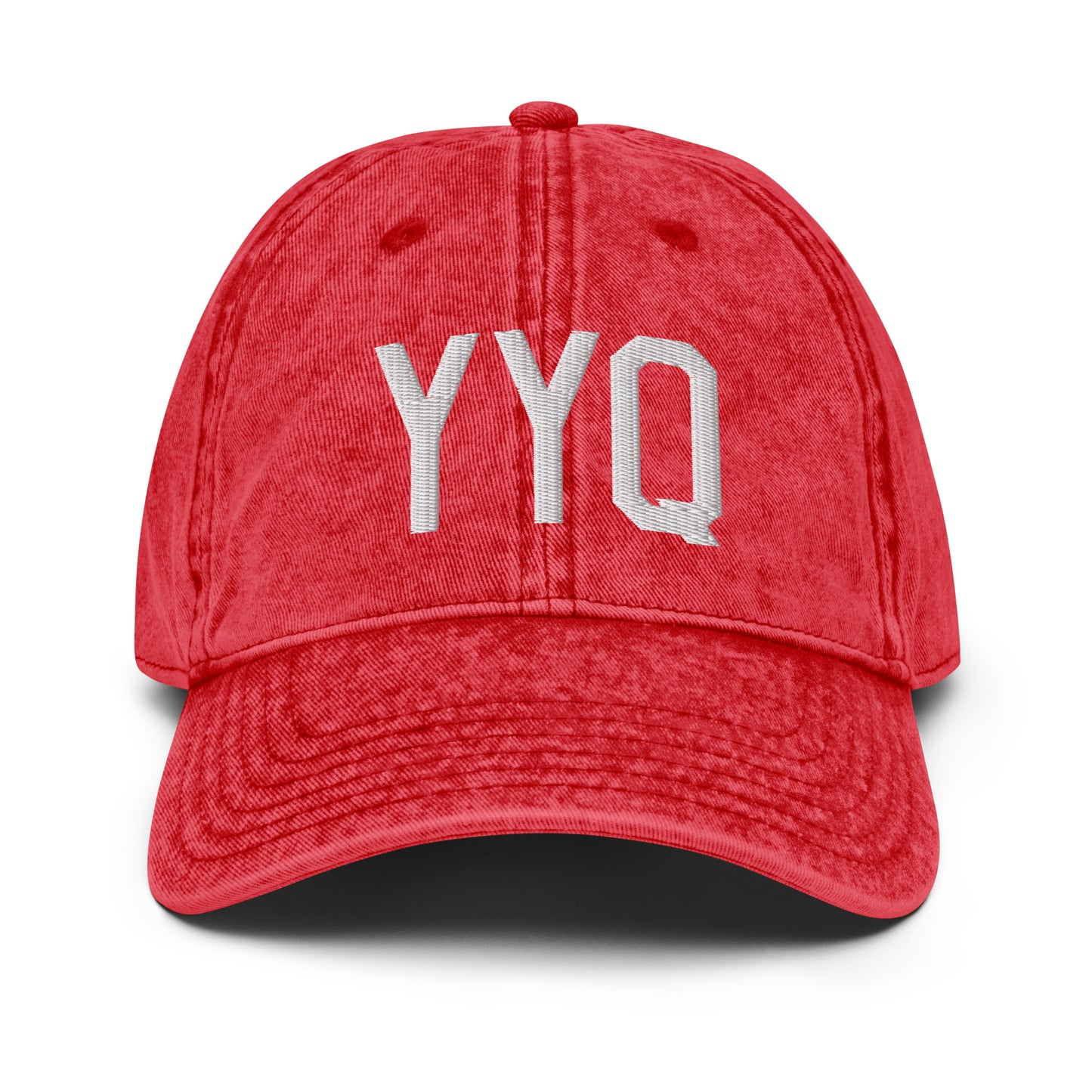 Airport Code Twill Cap - White • YYQ Churchill • YHM Designs - Image 22