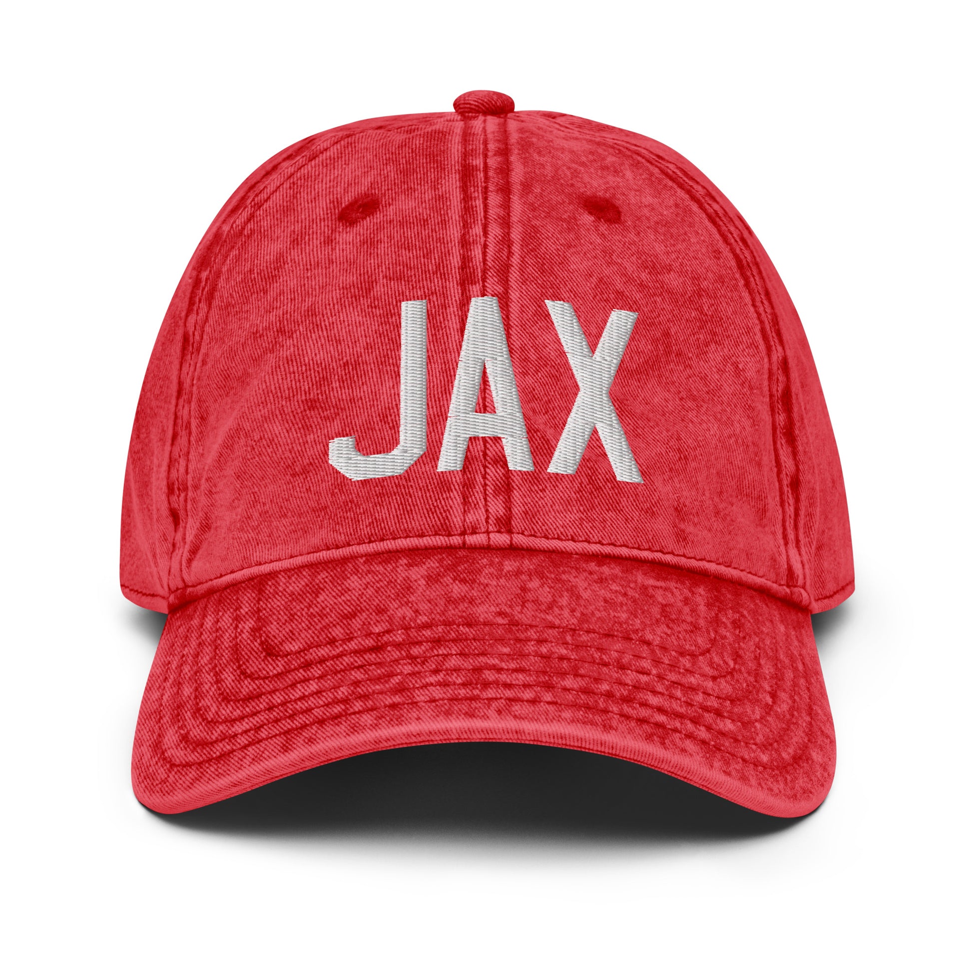 Airport Code Twill Cap - White • JAX Jacksonville • YHM Designs - Image 22