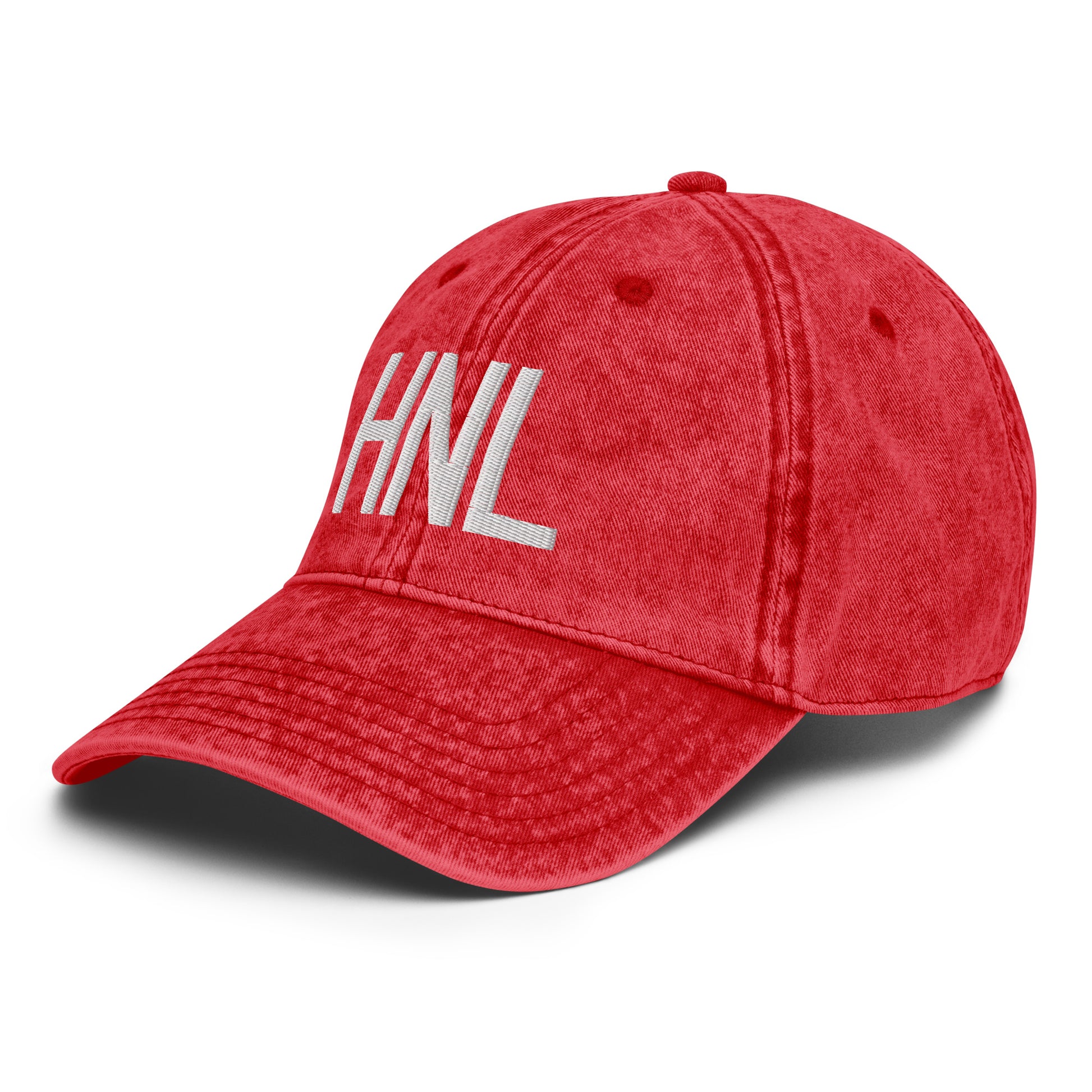 HNL Honolulu Cotton Twill Cap • Air Force Lettering in White • YHM Designs - Image 22