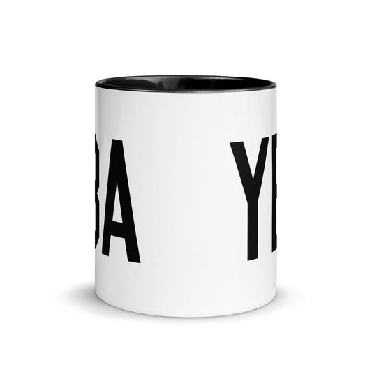 Aviation-Theme Coffee Mug - Black • YBA Banff • YHM Designs - Image 02