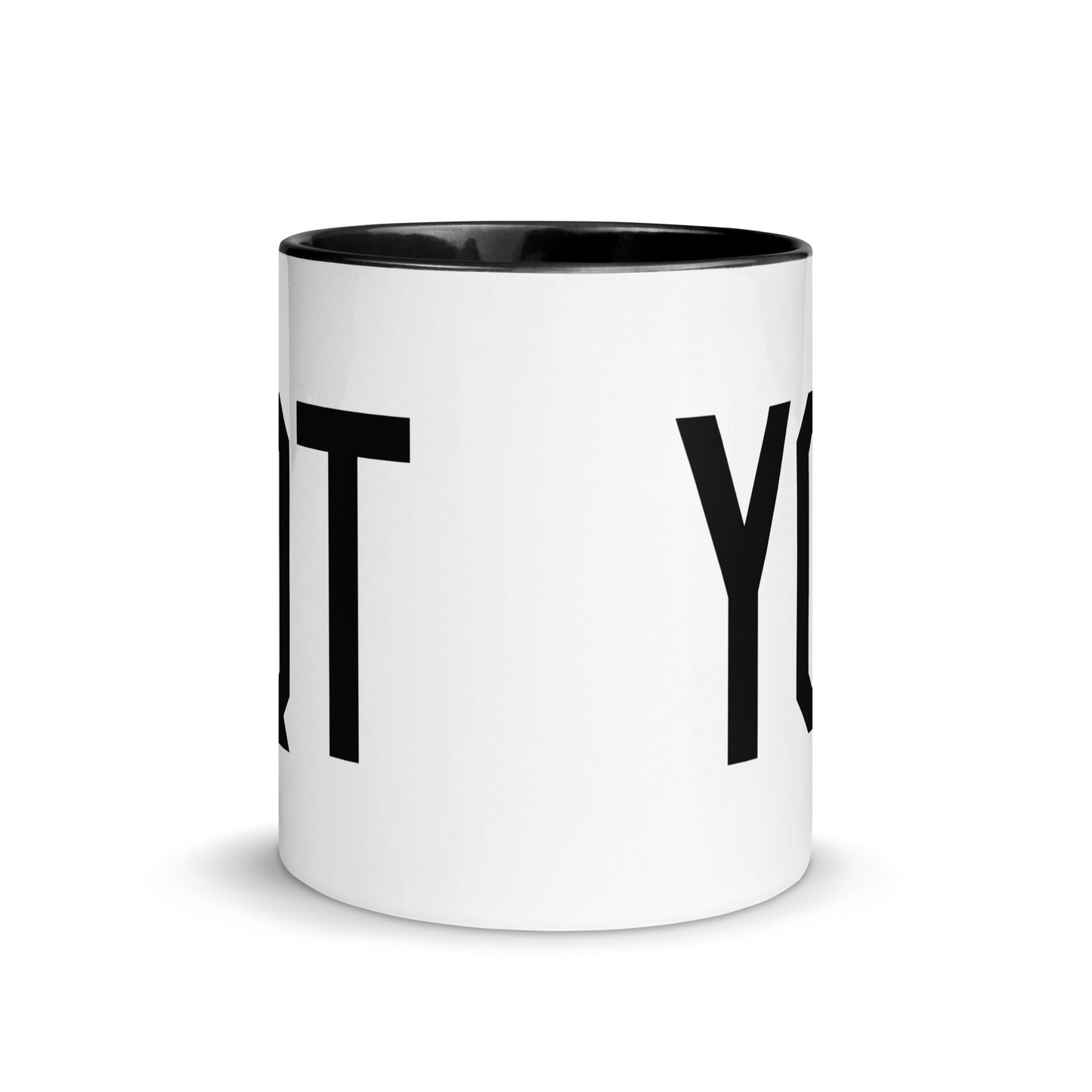 Aviation-Theme Coffee Mug - Black • YQT Thunder Bay • YHM Designs - Image 02