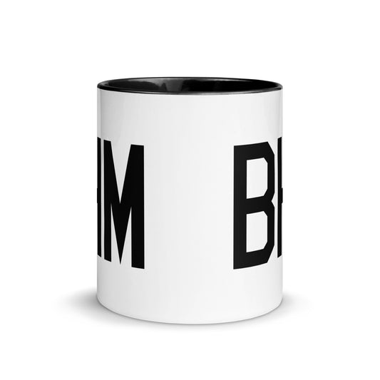Aviation-Theme Coffee Mug - Black • BHM Birmingham • YHM Designs - Image 02