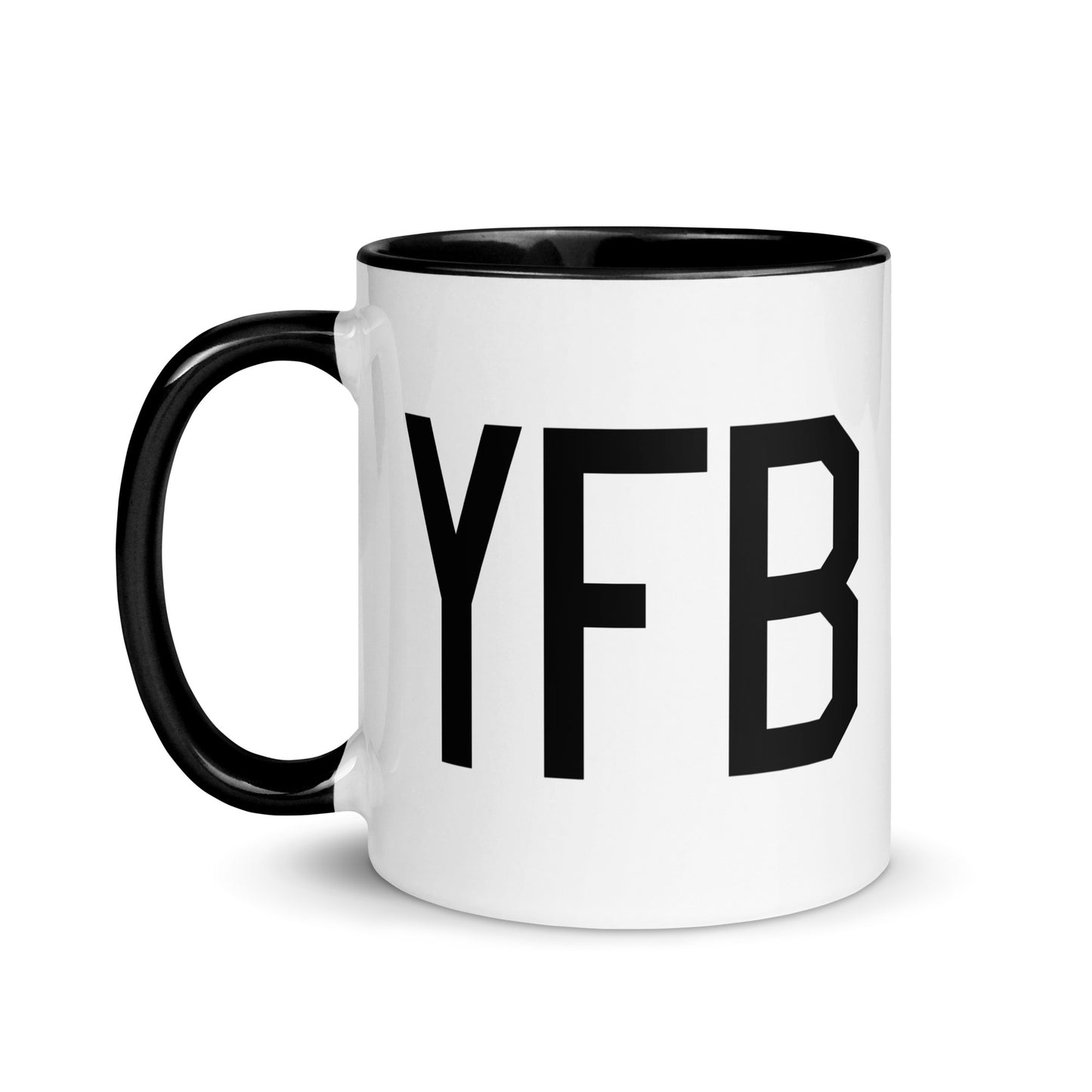 Aviation-Theme Coffee Mug - Black • YFB Iqaluit • YHM Designs - Image 03