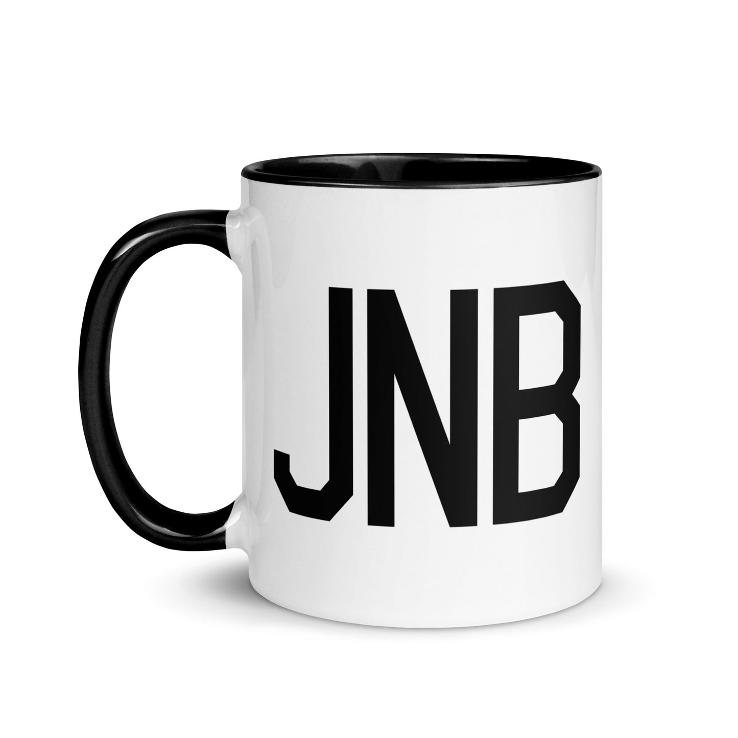 Aviation-Theme Coffee Mug - Black • JNB Johannesburg • YHM Designs - Image 03