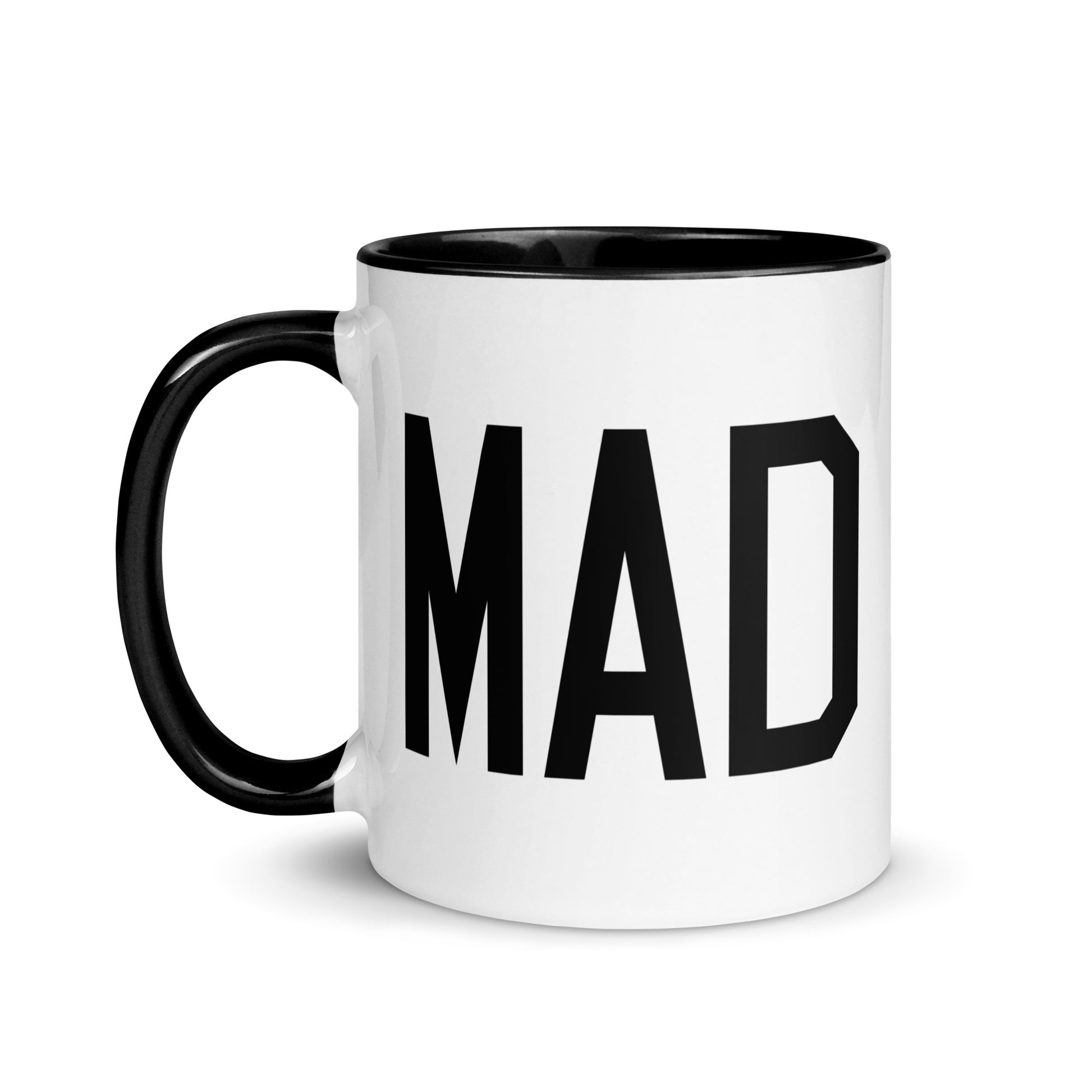 Aviation-Theme Coffee Mug - Black • MAD Madrid • YHM Designs - Image 03