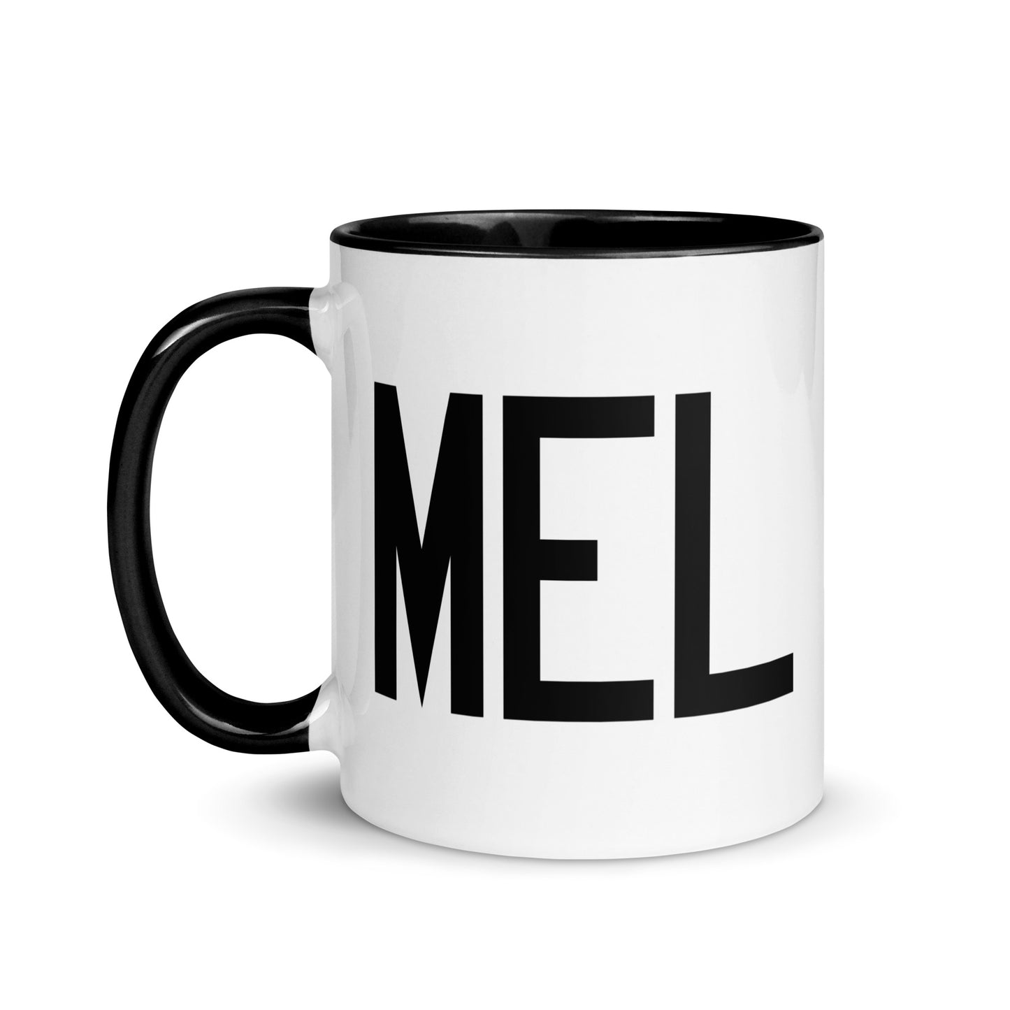 Aviation-Theme Coffee Mug - Black • MEL Melbourne • YHM Designs - Image 03
