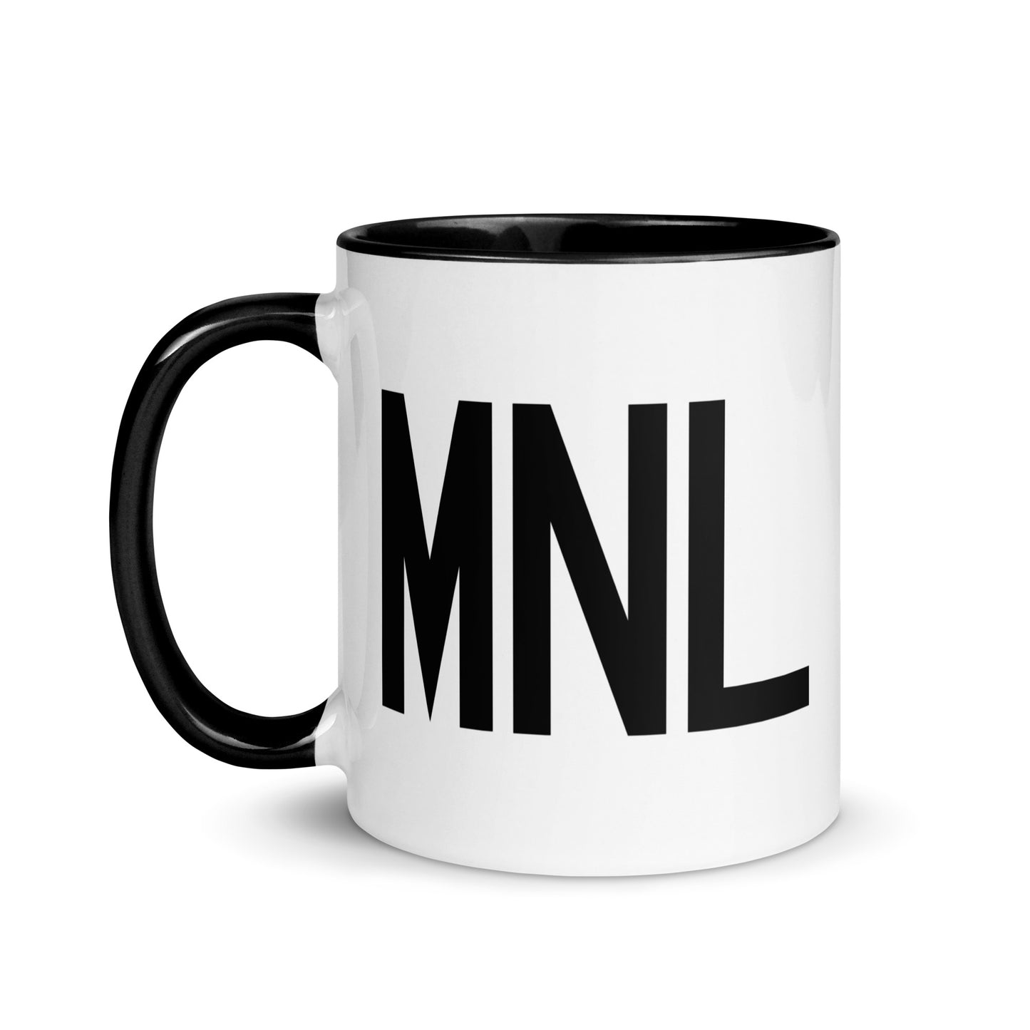 Aviation-Theme Coffee Mug - Black • MNL Manila • YHM Designs - Image 03