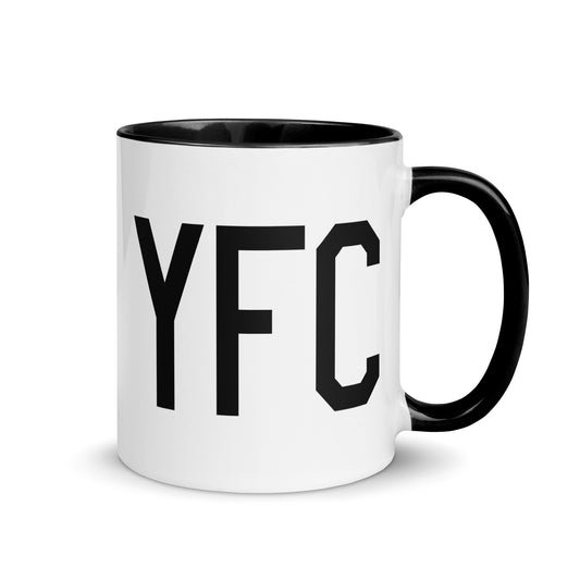 Aviation-Theme Coffee Mug - Black • YFC Fredericton • YHM Designs - Image 01