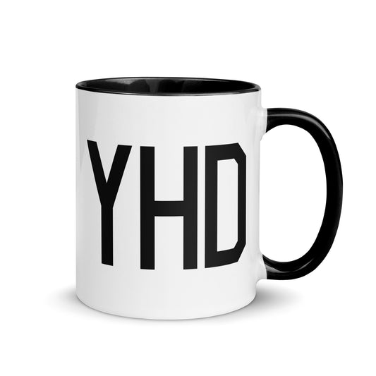 Aviation-Theme Coffee Mug - Black • YHD Dryden • YHM Designs - Image 01