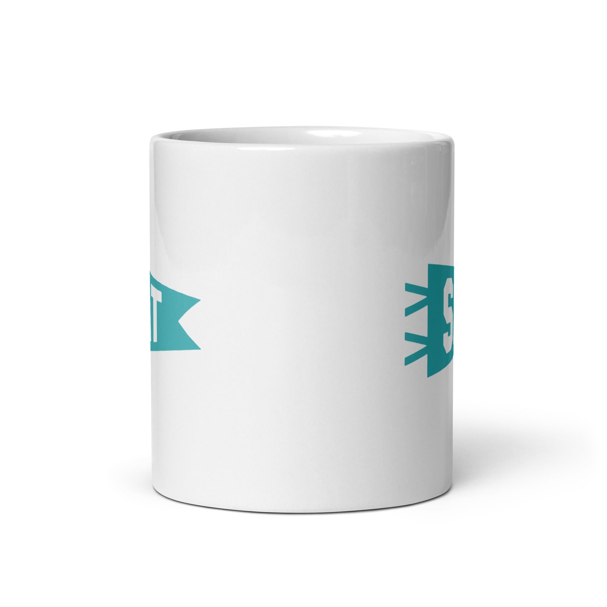 Cool Travel Gift Coffee Mug - Viking Blue • SAT San Antonio • YHM Designs - Image 03
