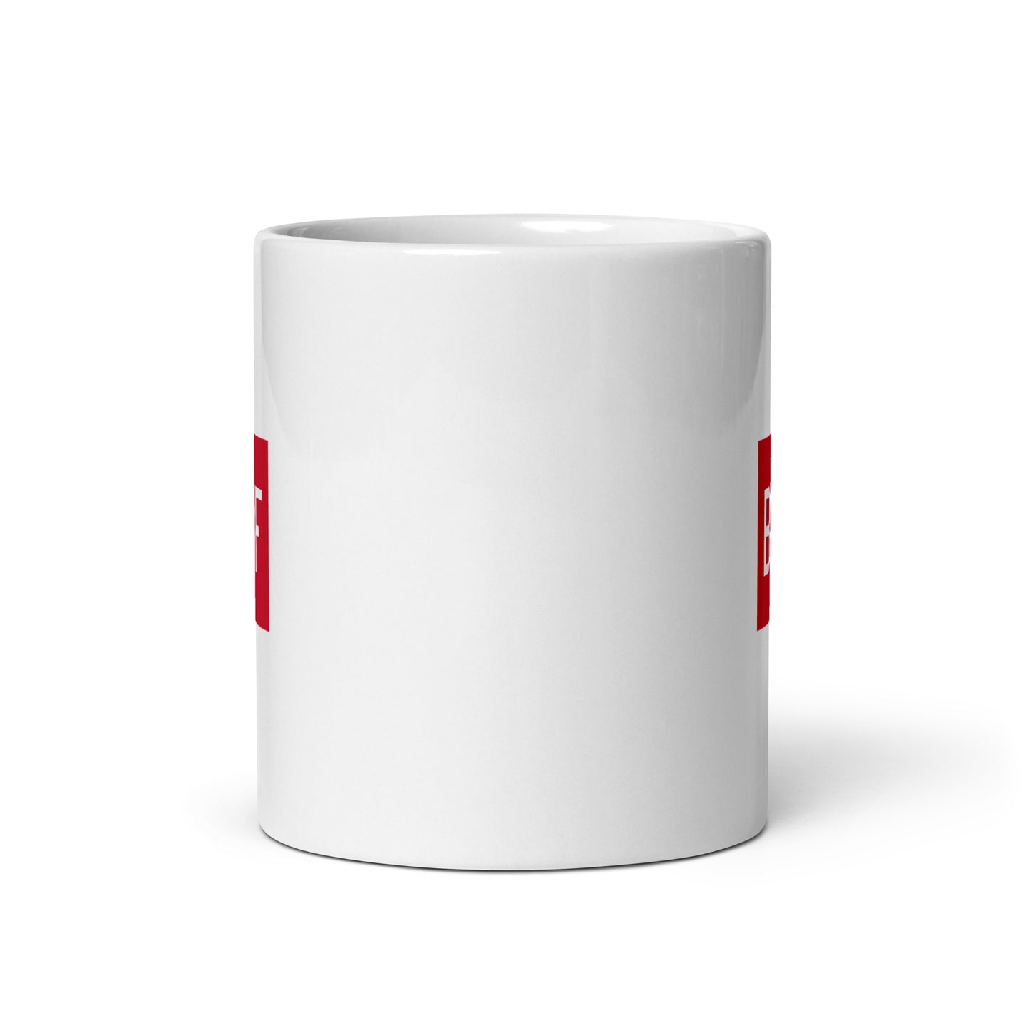 Aviator Gift Coffee Mug - Crimson Red • BUF Buffalo • YHM Designs - Image 03