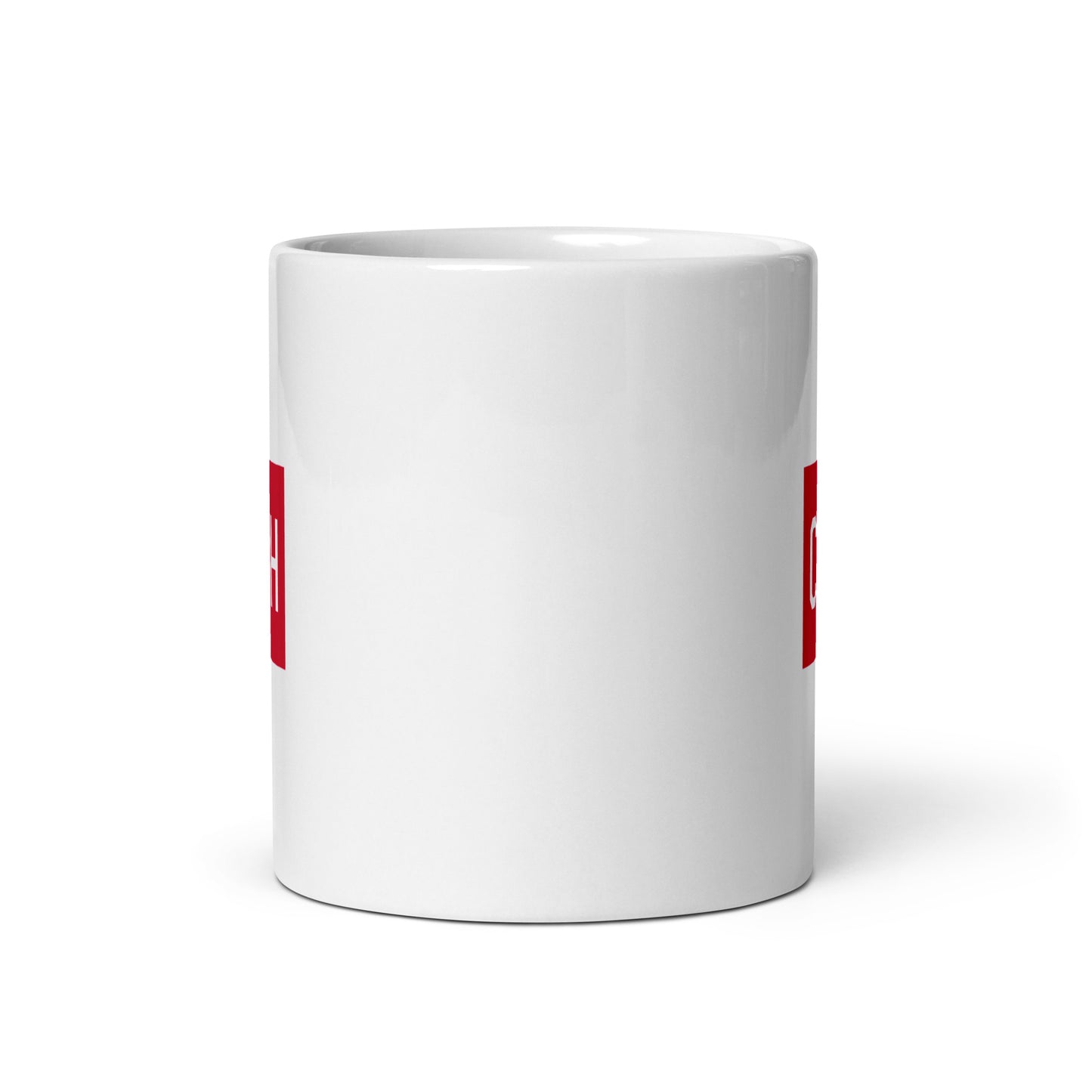 Aviator Gift Coffee Mug - Crimson Red • CMH Columbus • YHM Designs - Image 03