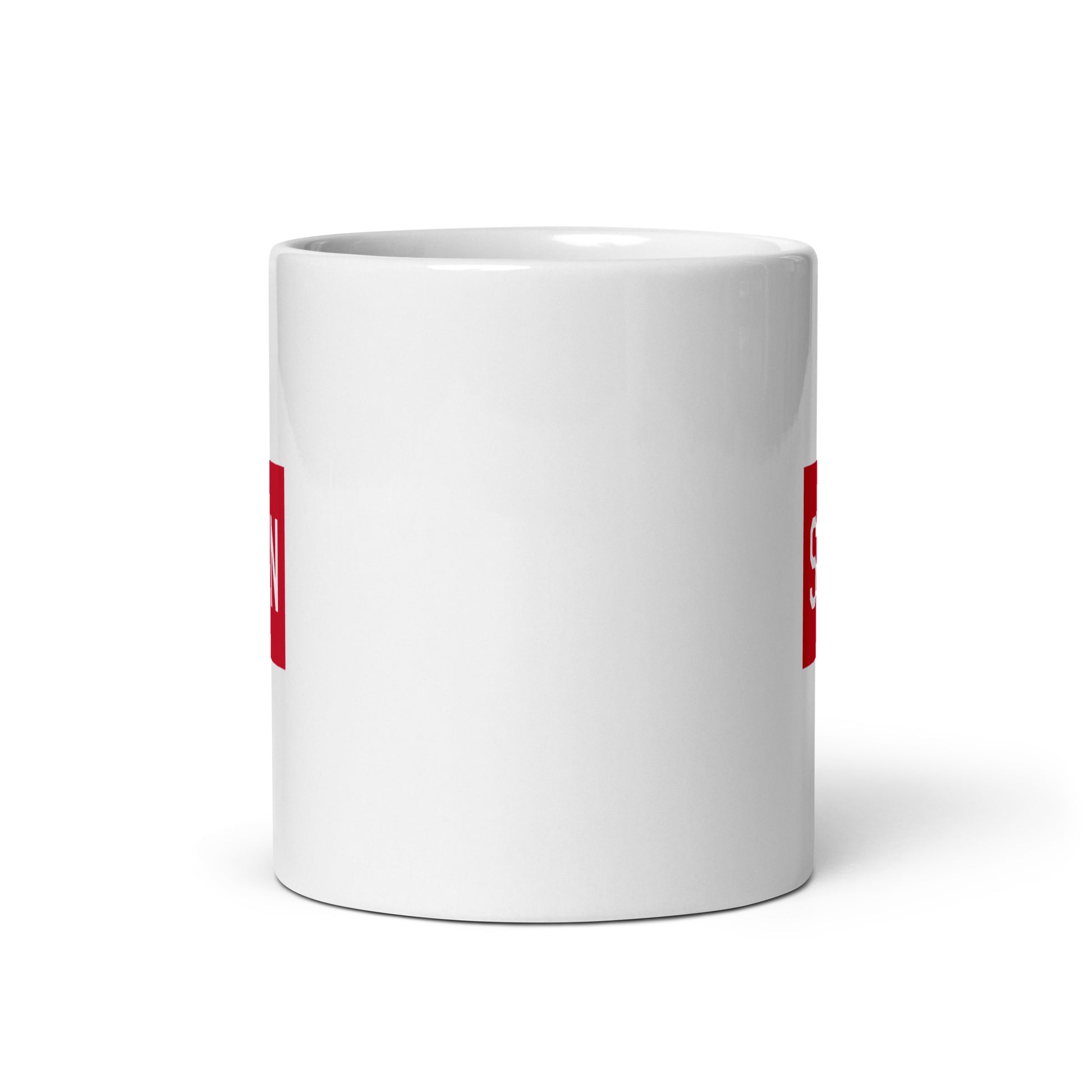 Aviator Gift Coffee Mug - Crimson Red • SIN Singapore • YHM Designs - Image 03