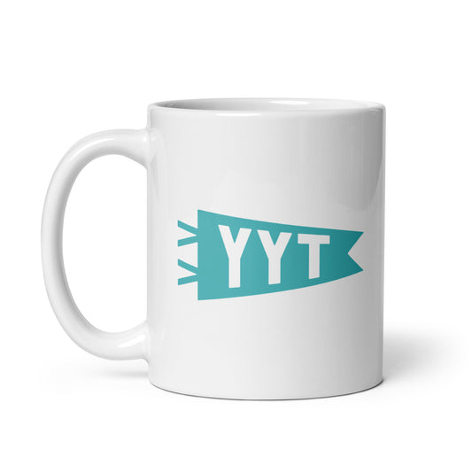 YYT St. John's Coffee Mug • Banner Design in Viking Blue • YHM Designs - Image 02