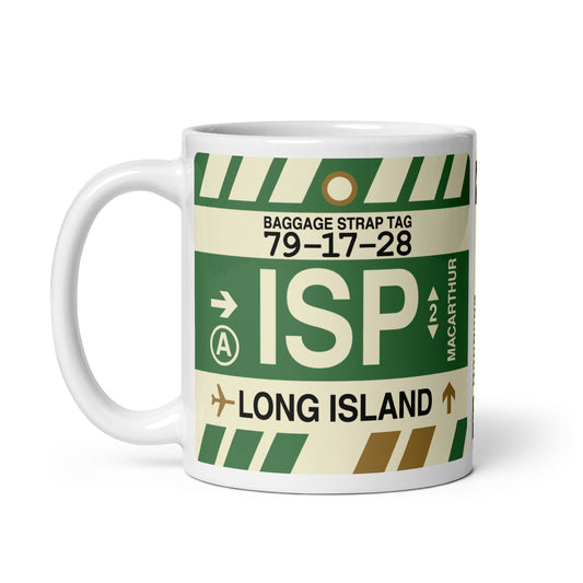 ISP Long Island Coffee Mug • Jet Age Baggage Tag Design • YHM Designs - Image 02