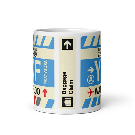 Travel Gift Coffee Mug • YKF Waterloo Souvenir • YHM Designs - Image 02