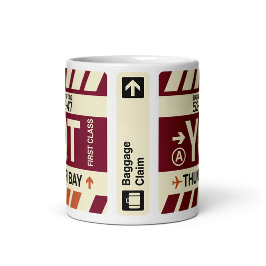 Travel Gift Coffee Mug • YQT Thunder Bay • YHM Designs - Image 02