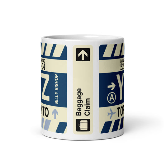Travel Gift Coffee Mug • YTZ Toronto Souvenir • YHM Designs - Image 02