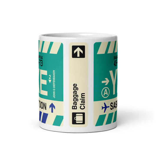 Travel Gift Coffee Mug • YXE Saskatoon Souvenir • YHM Designs - Image 02