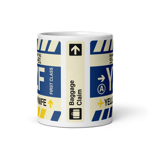 Travel Gift Coffee Mug • YZF Yellowknife Souvenir • YHM Designs - Image 02