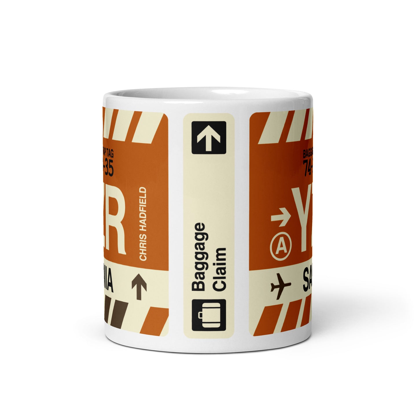 Travel-Themed Coffee Mug • YZR Sarnia • YHM Designs - Image 02